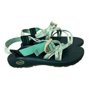CHACO ZX 1 Ecotread PEP PINE Classic water Sandals Shoes Green Size US 7